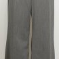 NWT TAHARI Gray Stretch Dot Twill Wide Pant Suit 18