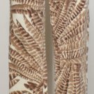 NWT RALPH LAUREN Cream Brown Feather Stretch Velveteen Pants 12 Slimming Fit
