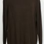 NWT RALPH LAUREN Brown Viscose Wool Faux Suede Trim Sweater 2X