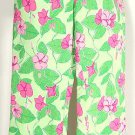 NWT LILLY PULITZER Green Ginger Cropped Mandevilla Pants 2 Floral