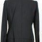 NWT ANNE KLEIN Black Lavender Pinstripe Pant Suit 14P
