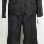 NWT ANNE KLEIN Black Lavender Pinstripe Pant Suit 14