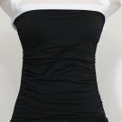 NWT RALPH LAUREN Black Shirred Skirted Swimsuit 14 Slimming Fit Swimdress