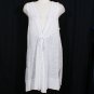 NWT EILEEN FISHER White Fine Gauge Linen Long Vest L