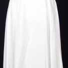 NWT EILEEN FISHER White Dbl Cotton Voile Skirt L