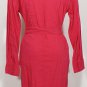 NWT EILEEN FISHER Rhubarb Str Viscose Linen Shirt Dress XS Belted