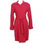NWT EILEEN FISHER Rhubarb Str Viscose Linen Shirt Dress M Belted