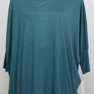 NWT EILEEN FISHER Lagoon Silk Cotton Jersey Box Top XS