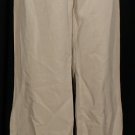 NWT EILEEN FISHER Khaki Tencel Linen Yoked Trouser Pants 14P