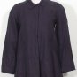 NWT EILEEN FISHER Ink Washed Linen Twill Boxy Jacket M