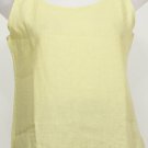NWT EILEEN FISHER Grapefruit Handkerchief Linen Tank Top M