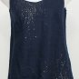 NWT EILEEN FISHER Evening Linen Sequins Tank Top S