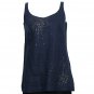 NWT EILEEN FISHER Evening Linen Sequins Tank Top S