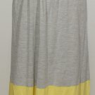 NWT EILEEN FISHER Dark Pearl Citron Silk Cotton Jersey Maxi Skirt 3X