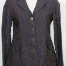 NWT EILEEN FISHER Dapple Rumpled Linen Delave Jacket 8 Shaped