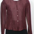 NWT EILEEN FISHER Dahlia Sheer Silk Linen Top XS