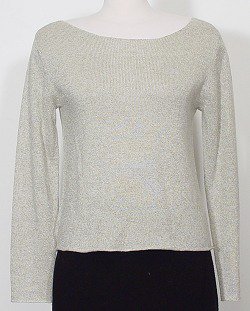 NWT EILEEN FISHER Celadon Cotton Linen Knit Top XL