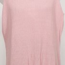 NWT EILEEN FISHER Blush Silk Cotton Cord Rib Tank Top 3X