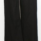 NWT EILEEN FISHER Black Tencel Linen Yoked Trouser Pants 6P