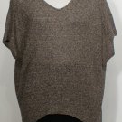 NWT EILEEN FISHER Bark Multitonal Linen Mesh Sweater Top XS