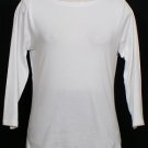 NWT RALPH LAUREN White Cotton Laced Shoulder Top L