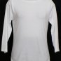 NWT RALPH LAUREN White Cotton Laced Shoulder Top L