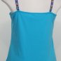 NWT RALPH LAUREN Turquoise Str Cotton Knit Beaded Tank Top XL