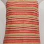 NWT RALPH LAUREN Multicolor Shimmer Stripe Linen Knit Halter Top L