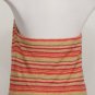 NWT RALPH LAUREN Multicolor Shimmer Stripe Linen Knit Halter Top L