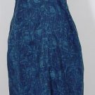 NWT RALPH LAUREN Blue Linen Floral Halter Dress 12