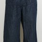NWT RALPH LAUREN Blue Crush Distressed Capri Jeans 16W