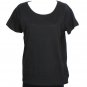 NWT RALPH LAUREN Black Textured Stripe Str Knit Top 1X