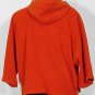 NWT EILEEN FISHER Tangelo Wool Melton Hooded Jacket XS
