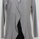 NWT EILEEN FISHER Smoke Wool Diagonal Rib Cardigan XL Washable