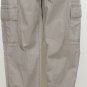 NWT EILEEN FISHER Smoke Skinny Cargo Ankle Pants 14 Washed Cotton Tencel Twill