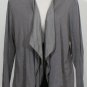 NWT EILEEN FISHER Smoke Linen Silk Jersey Cardigan XL Cascading