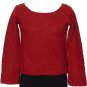 NWT EILEEN FISHER Red Maple Plush Wool Sweater L