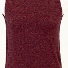 NWT EILEEN FISHER Raisin Wool Boucle Peace Shell Top XS