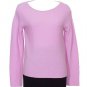 NWT EILEEN FISHER Quartz Pink Fine Wool Crepe Top M