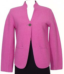 NWT EILEEN FISHER Quartz Doubleface Wool Cotton Jacket S