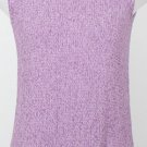 NWT EILEEN FISHER Purple Linen Silk Cord Shell XL