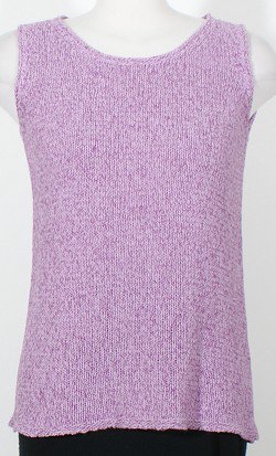 NWT EILEEN FISHER Purple Linen Silk Cord Shell XL