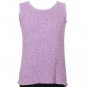 NWT EILEEN FISHER Purple Linen Silk Cord Shell XL