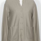 NWT EILEEN FISHER Pumice Knit Cotton Twill Jacket S