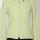 NWT EILEEN FISHER Peridot Cotton Melange Rib Jacket S