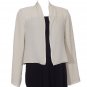 NWT EILEEN FISHER Pebble Dbl Lyr Silk Sequin Jacket M