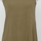 NWT EILEEN FISHER Olive Stretch Silk Jersy Tunic Top PP