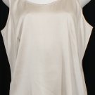 NWT EILEEN FISHER Milkwood Str Silk Charmeuse Shell 2X