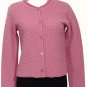 NWT EILEEN FISHER Mauve Wool Nylon Boucle Cardigan XS