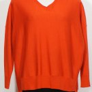 NWT EILEEN FISHER Lava Fine Merino Wool Jersey Box Sweater XL